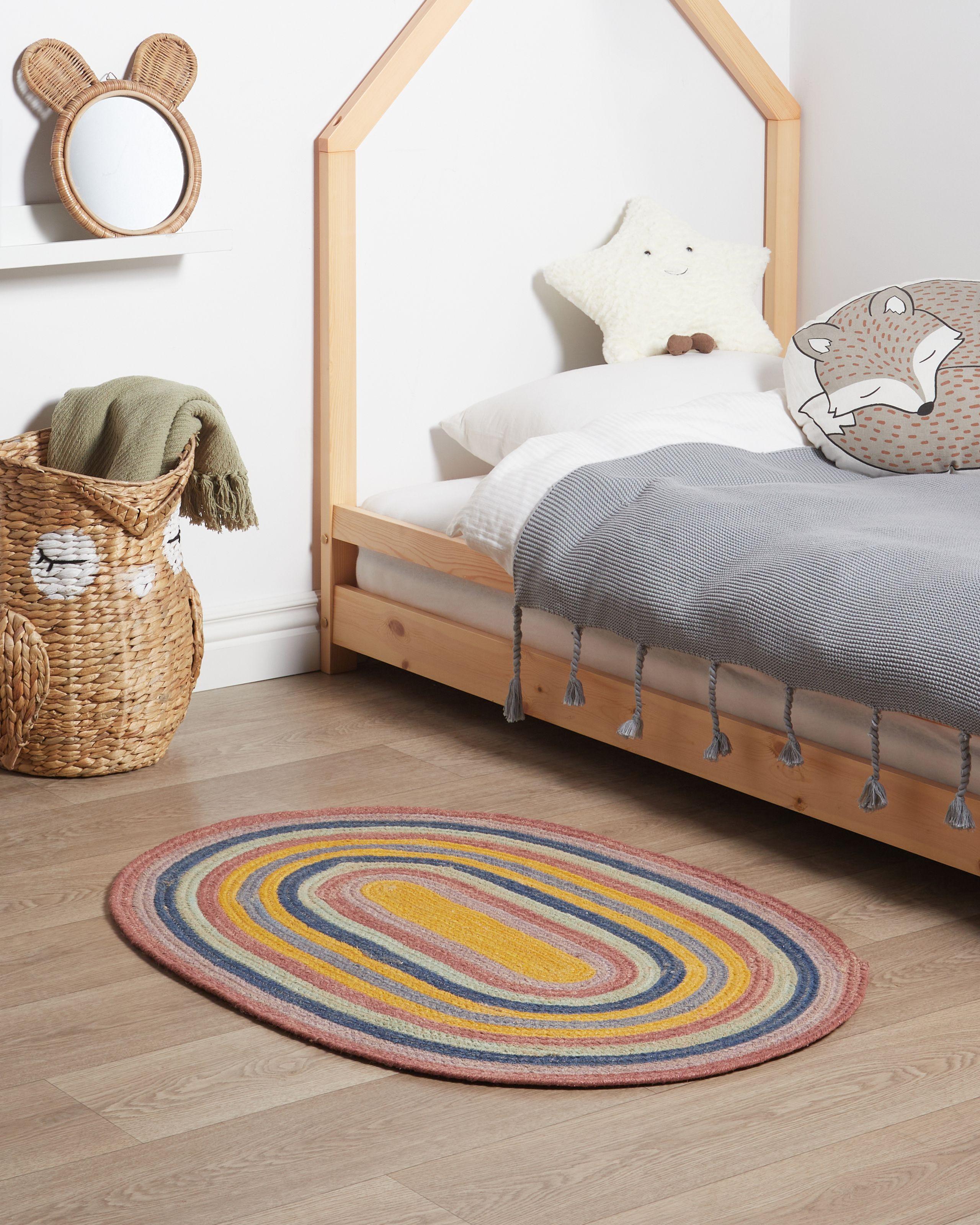 Beliani Tapis enfant en Jute Boho PEREWI  