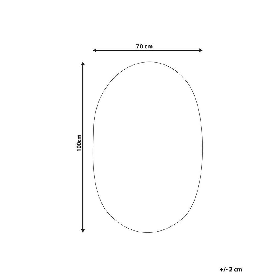 Beliani Kinderteppich aus Jute Boho PEREWI  