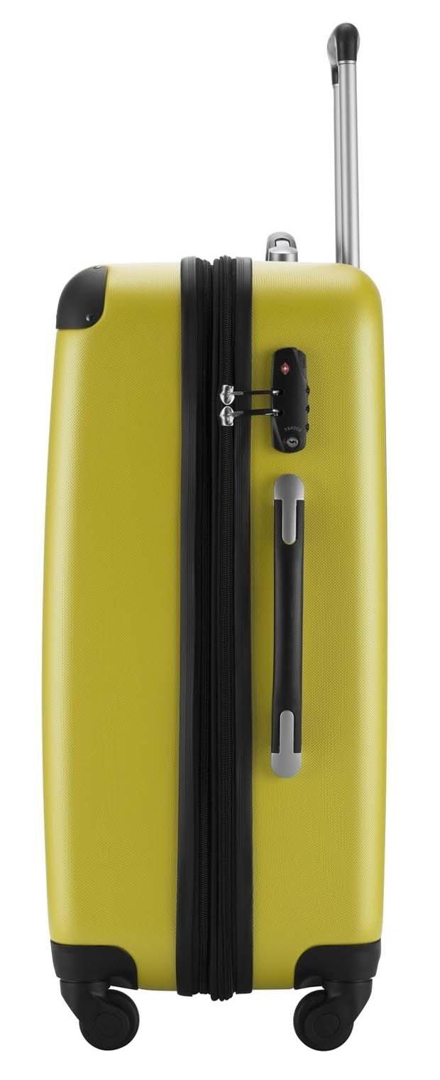 Hauptstadtkoffer ONE SIZE, Spree Valise rigide avec TSA surface mate jaune  