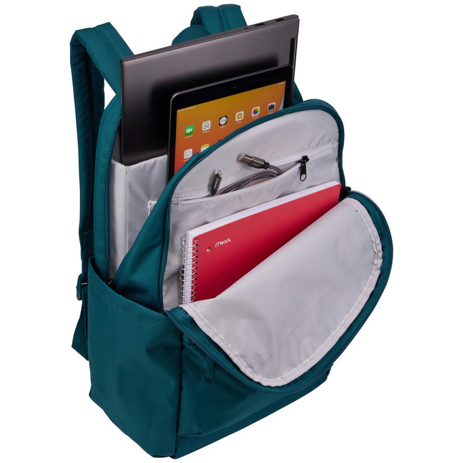 case LOGIC®  Campus CCAM3216 - Deep teal Rucksack Lässiger Rucksack Türkis Polyester 