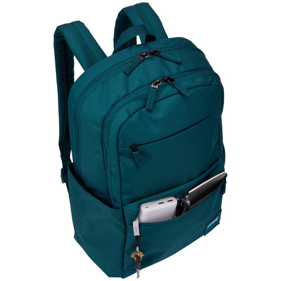 case LOGIC®  Campus CCAM3216 - Deep teal Rucksack Lässiger Rucksack Türkis Polyester 