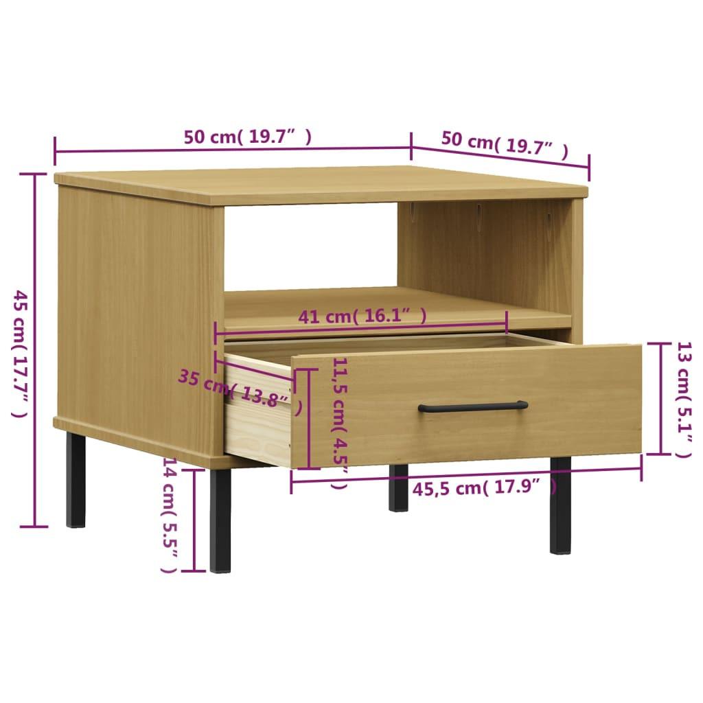 VidaXL Nachttisch holz  