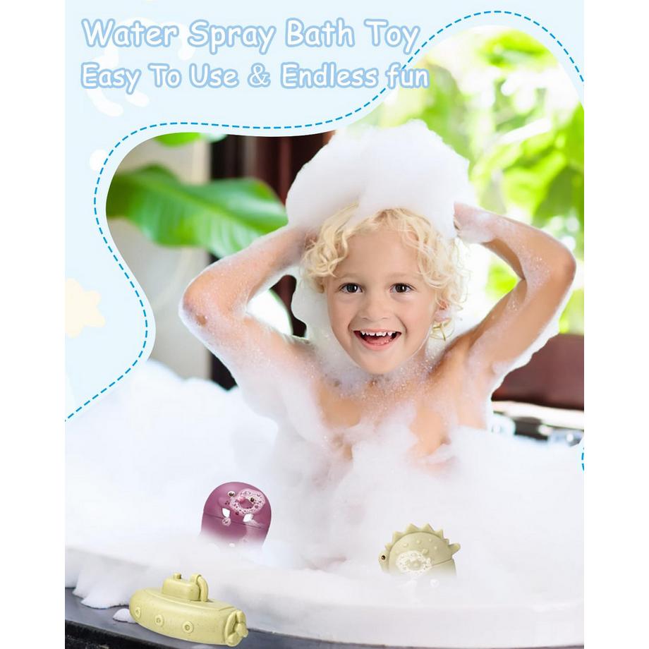 Activity-board  Baby-Badespielzeug, Wasserspielzeug Kinder-Badespielzeug Spritztiere schimmelfrei 