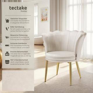 Tectake Fauteuil STELLA 67 x 64 x 76 cm  