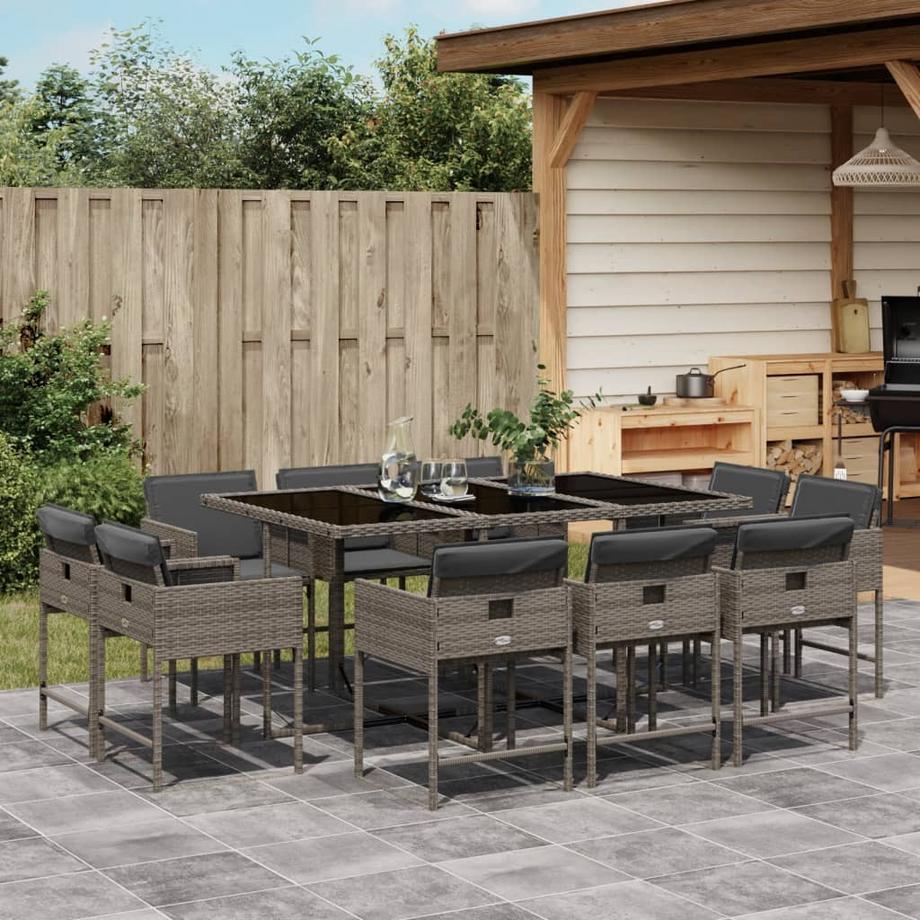 VidaXL Garten essgruppe poly-rattan  