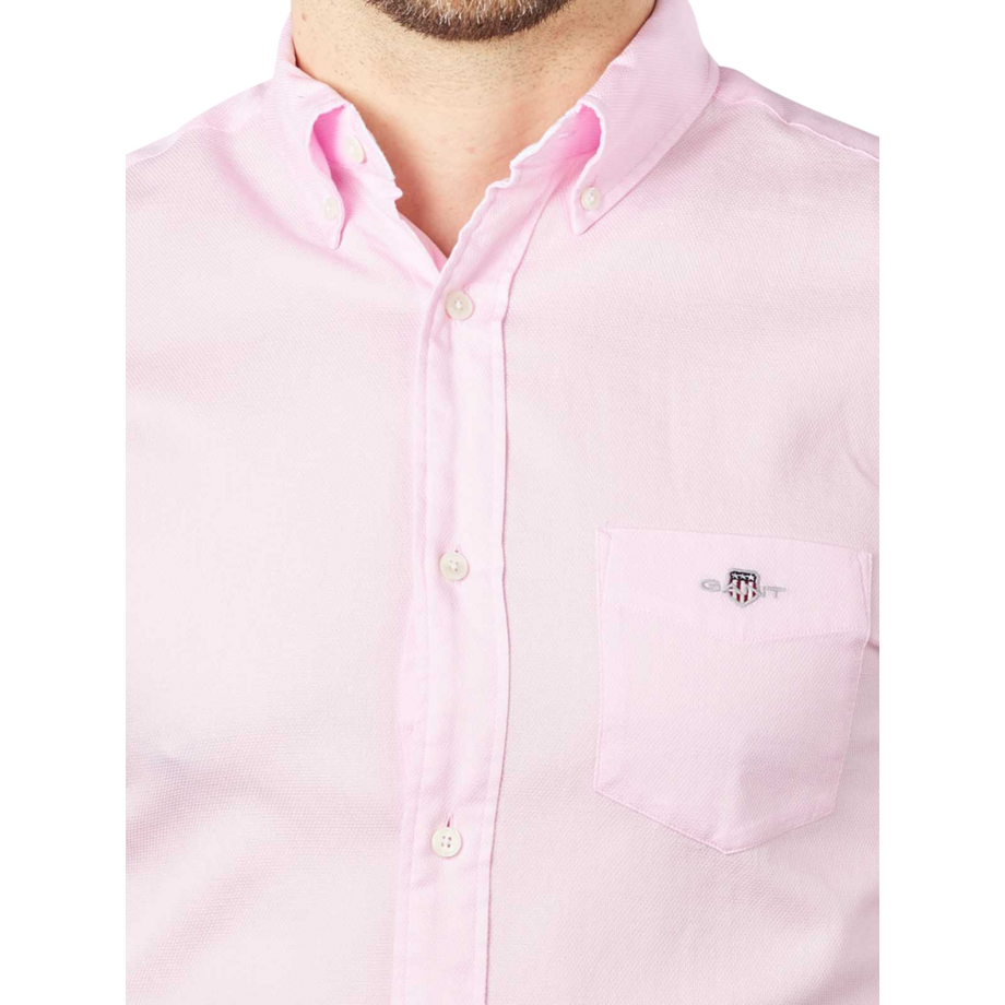 GANT  Regular Shirt Honeycomb Texture Weave 