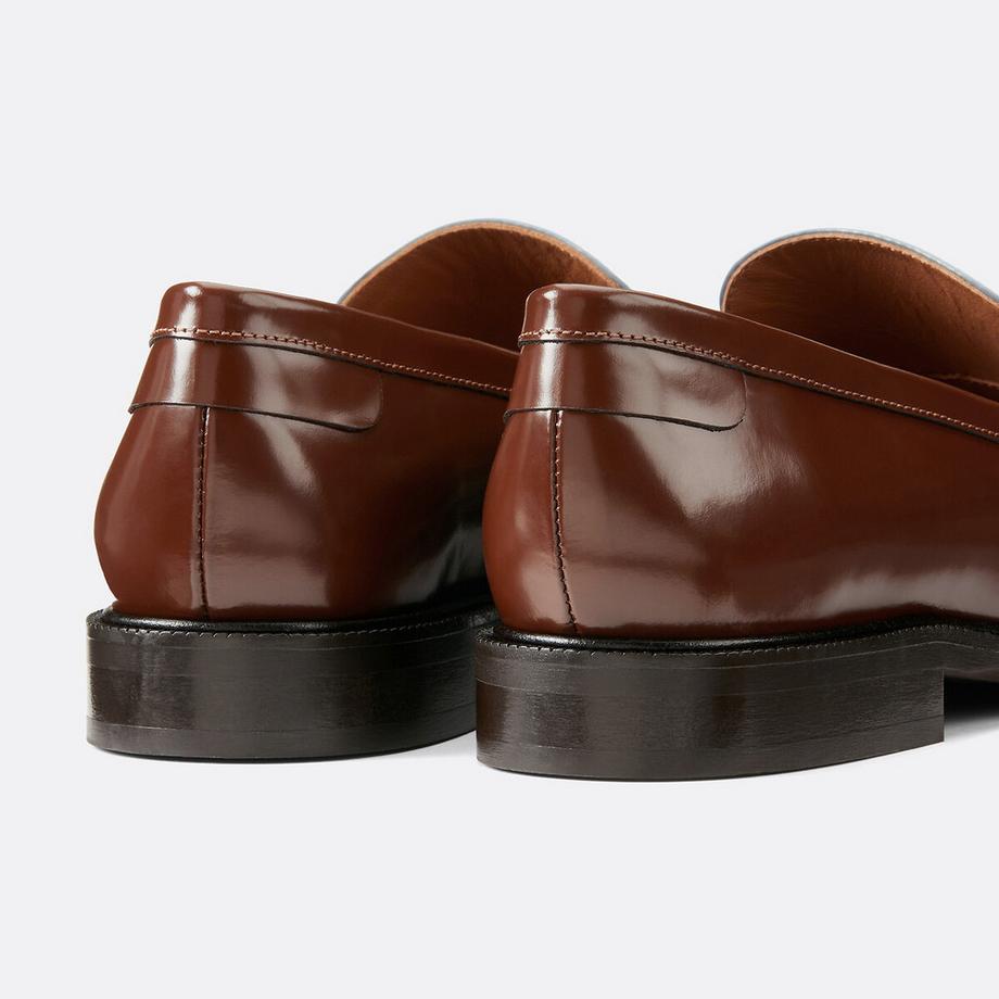 La Redoute Collections  Mocassins en cuir tricolore 