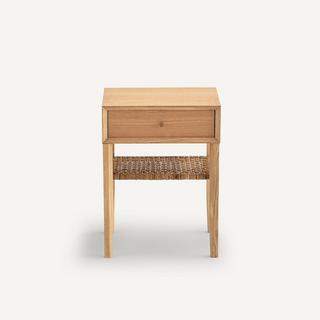 AM.PM Nachttisch aus massiver Eiche und Eichenfurnier  