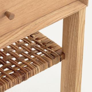 AM.PM Nachttisch aus massiver Eiche und Eichenfurnier  