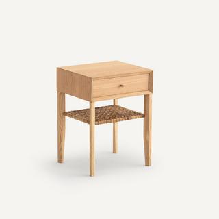 AM.PM Nachttisch aus massiver Eiche und Eichenfurnier  