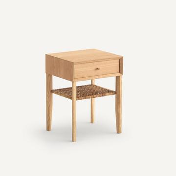 Chevet chêne massif et plaqué chêne