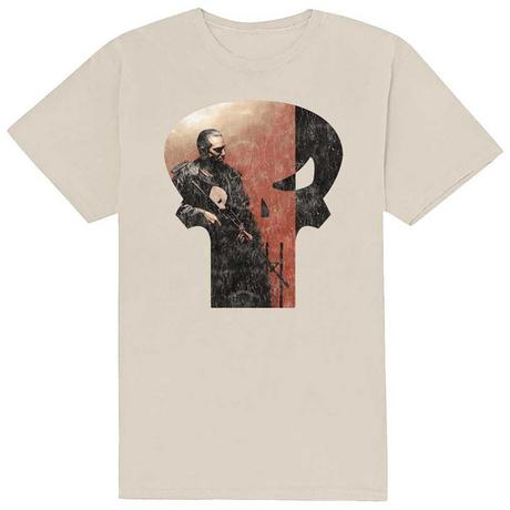 The Punisher Punisher T-Shirt Stampa Grafica Teschio  
