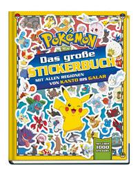 Pokémon: Das große Stickerbuch mit allen Regionen von Kanto bis Galar Pokémon; Panini; Kavelar, Nina (Übersetzung) Copertina rigida 