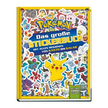 Pokémon: Das große Stickerbuch mit allen Regionen von Kanto bis Galar