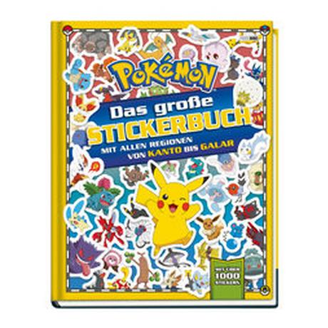 Pokémon: Das große Stickerbuch mit allen Regionen von Kanto bis Galar Pokémon; Panini; Kavelar, Nina (Übersetzung) Couverture rigide 