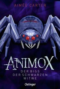 Animox 4. Der Biss der Schwarzen Witwe Carter, Aimée; Schneider, Frauke (Illustrationen); Illinger, Maren (Übersetzung) Gebundene Ausgabe 