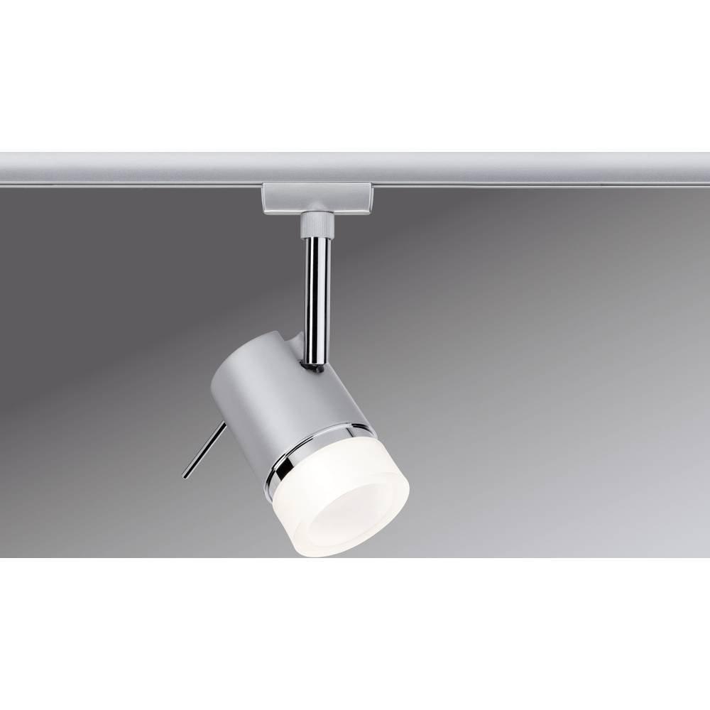 Paulmann Pipe Lampada per sistema su binario URail GU10 10 W LED (monocolore) Cromo, Cromo (opaco)  