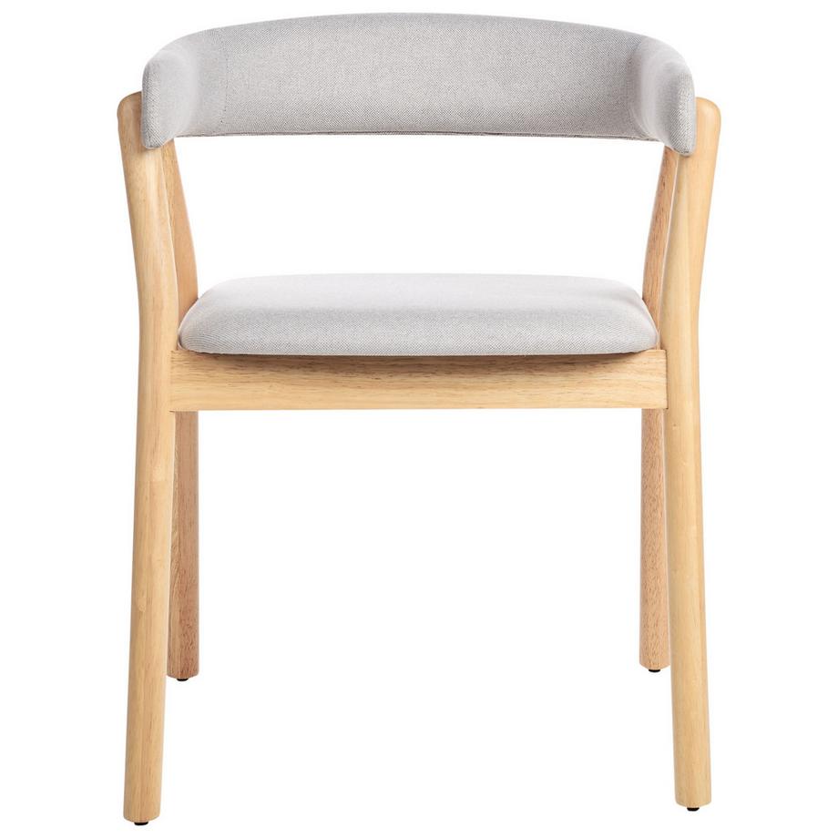 Beliani Lot de 2 chaises de salle à manger en Tissu Minimaliste MYLO  