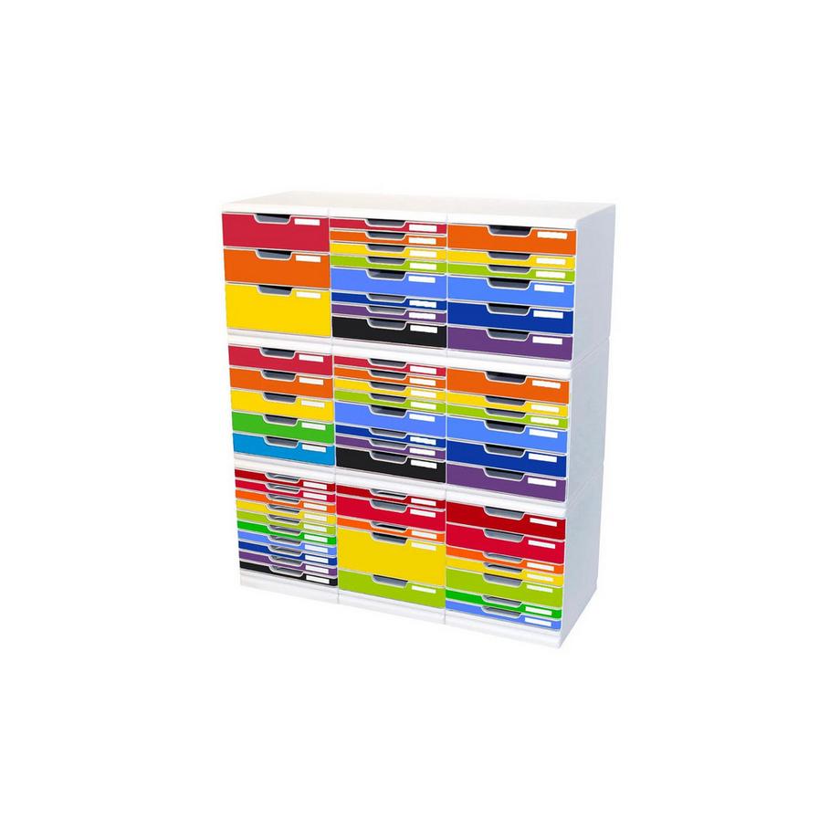 Exacompta Cassettiera Modulo Iderama 10 cassetti chiusi  