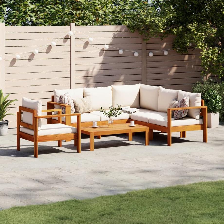 VidaXL Salon de jardin bois  
