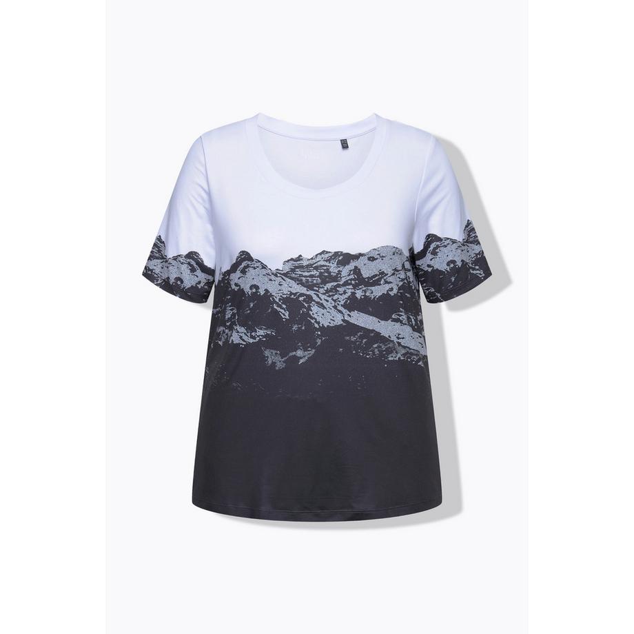 Ulla Popken Montagne Col Rond Manches Courtes T-shirt Technique  