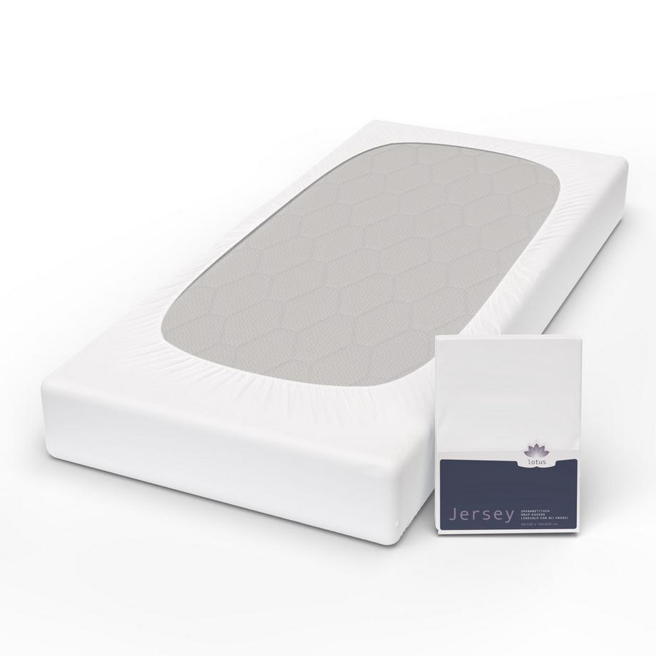 Lotus Bettwaren Jersey Comfort Fixleintuch  