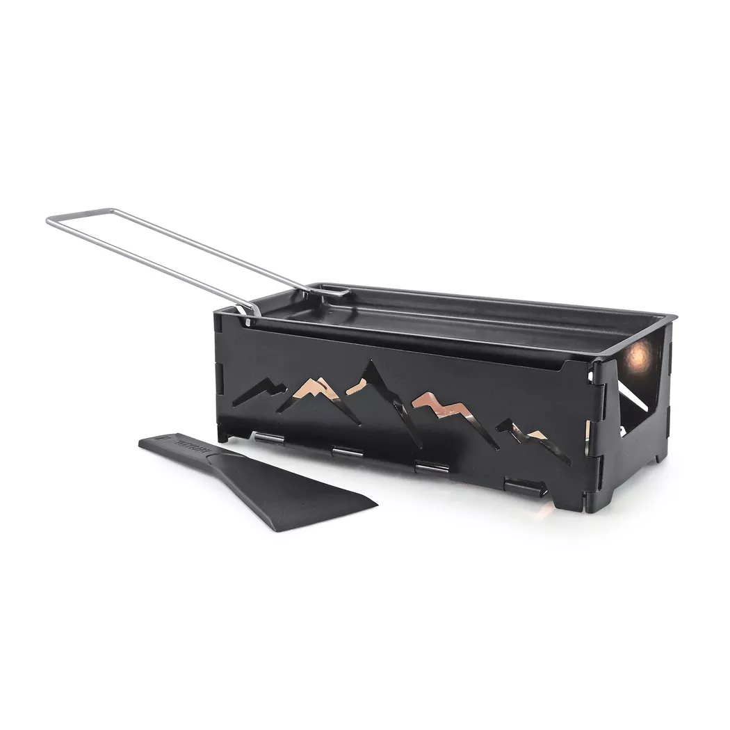 SWISSMAR - Appareil à raclette  Candlelight pliable, Noir