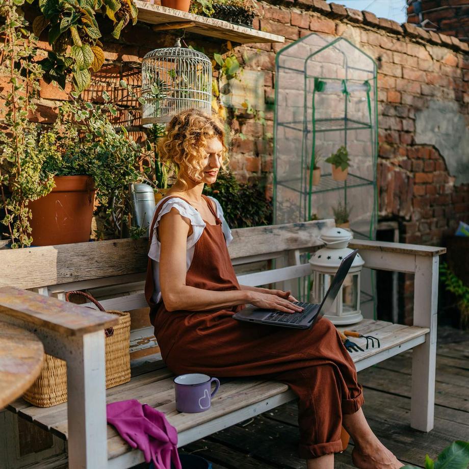 B2X Serre de balcon avec film PVC  