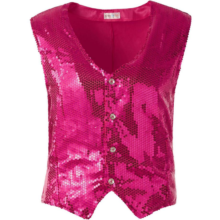 Tectake  Gilè da uomo con paillettes 