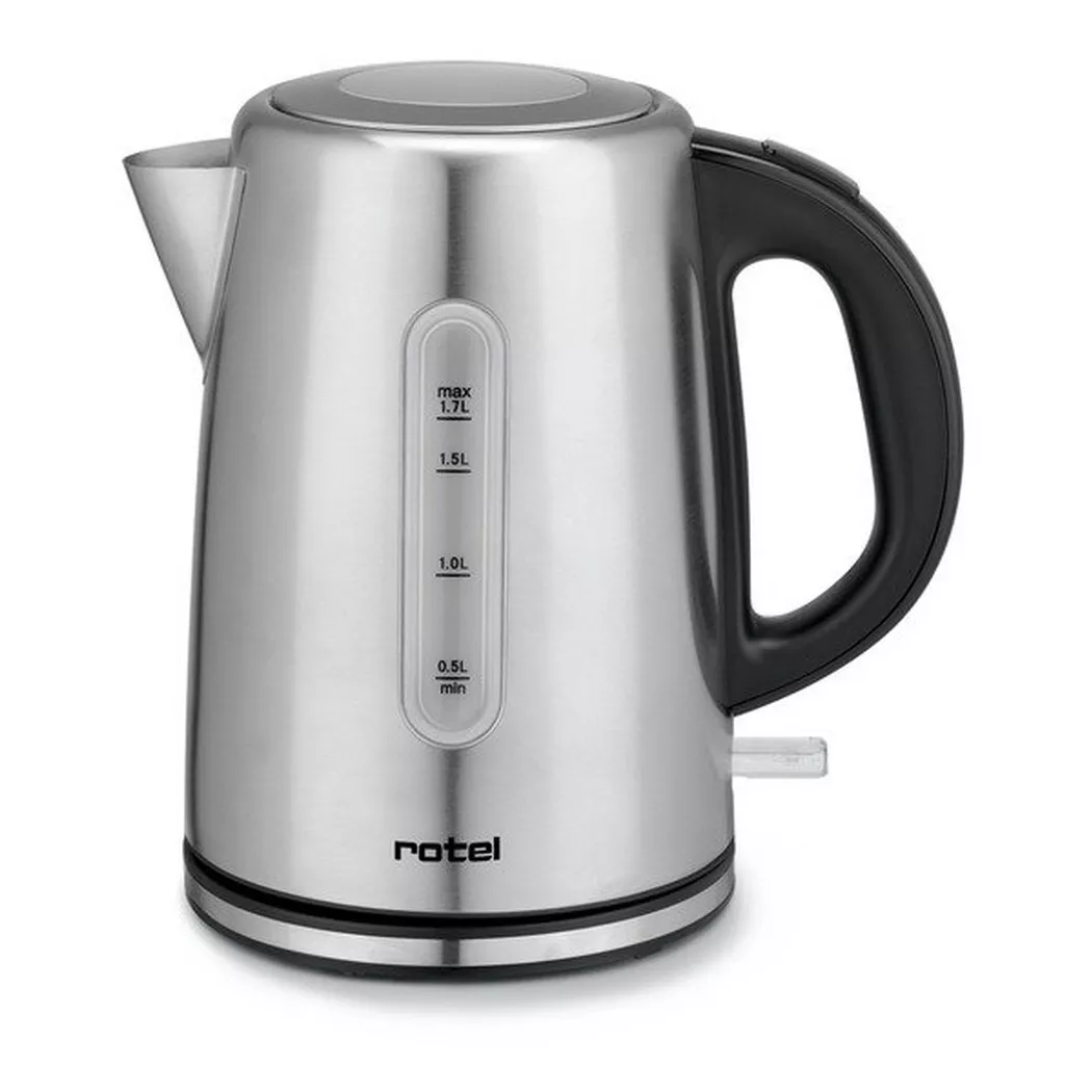 Rotel – Wasserkocher, 1.7 LiterWATERKETTLEINOX2822CH, Schwarz, 1.7L
