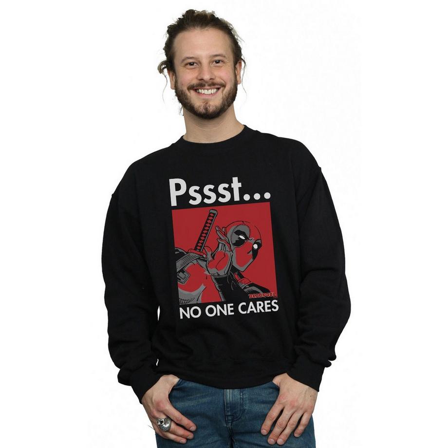 MARVEL Deadpool No One Cares Sweatshirt  