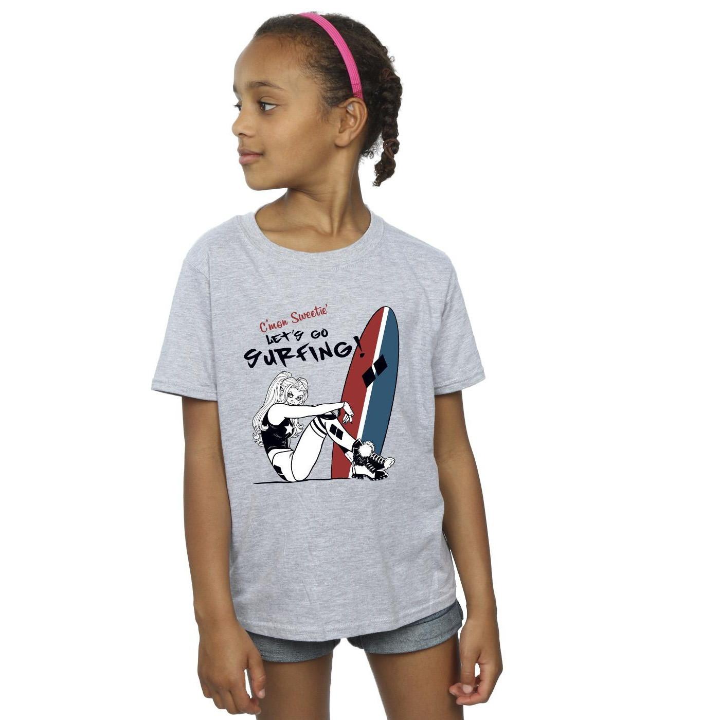 DC COMICS  Harley Quinn Let´s Go Surfing TShirt 