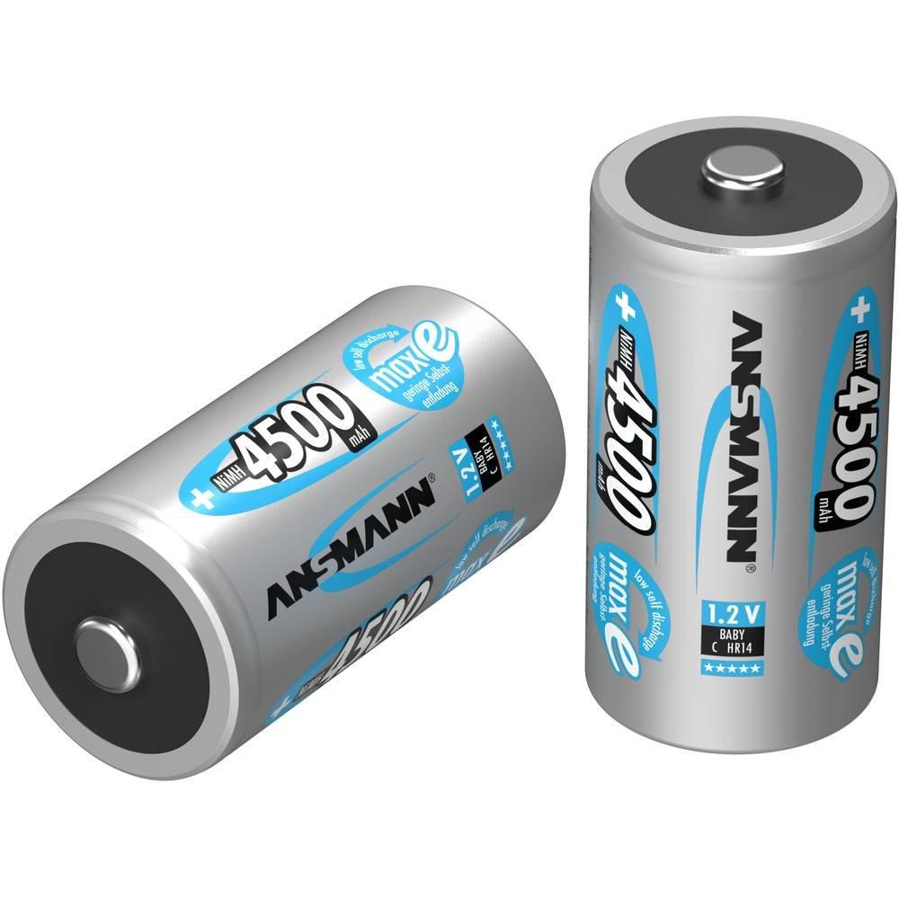 ANSMANN  maxE HR14 Baby (C)-Akku NiMH 4500 mAh 1.2 V 2 St. 