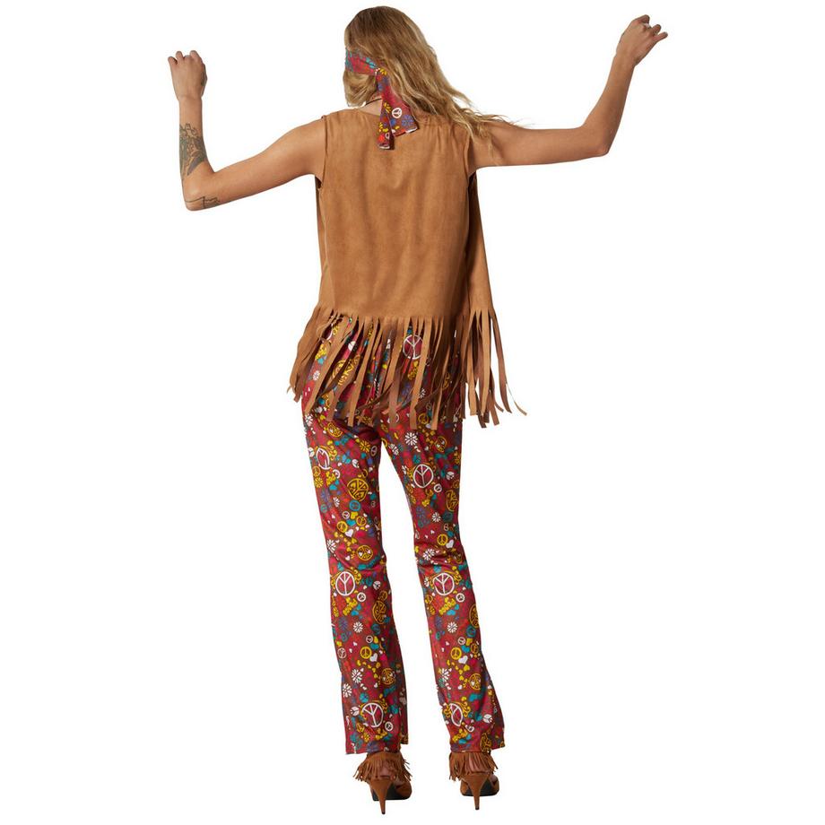 Tectake  kostüm Hippie Weste und Hose 