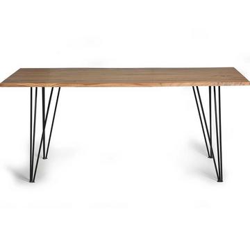 Table en bois massif Lina acacia 200x100