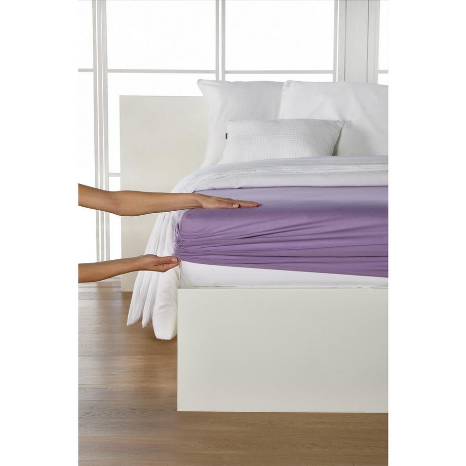 Living Home Boxspring Feinjersey Fixleintuch  