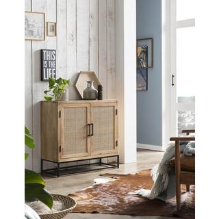 mutoni Commode bois naturel 85x80  