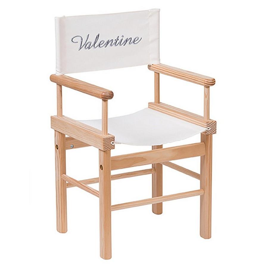 Moulin Roty  Fauteuil metteur en scène personnalisable naturel Moulin Roty 