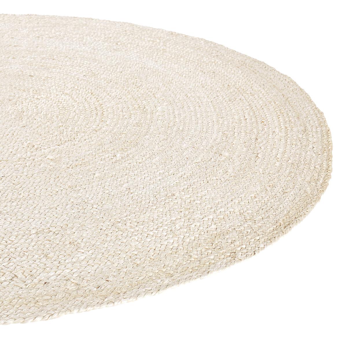 La Redoute Intérieurs Tapis rond en jute blanchi  