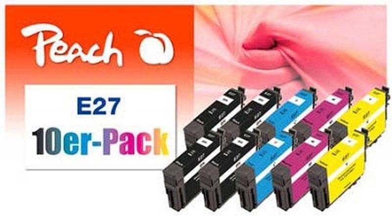 Peach  Encre Epson n° 27 4x BK, 2x chaque C,M,Y 