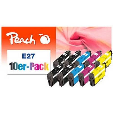 Peach  Encre Epson n° 27 4x BK, 2x chaque C,M,Y 