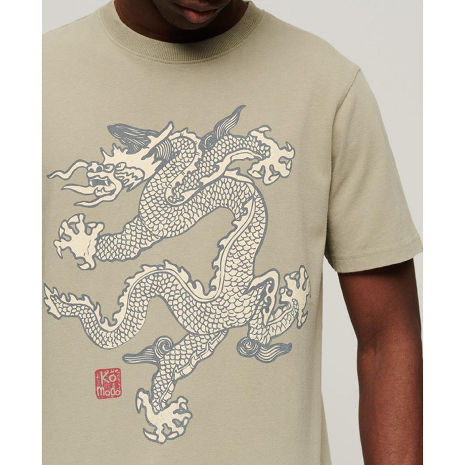 Superdry T-Shirt à Motif Dragon  