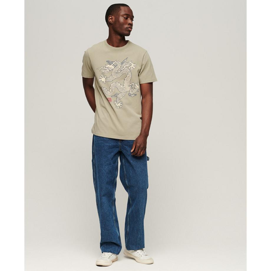 Superdry T-Shirt à Motif Dragon  