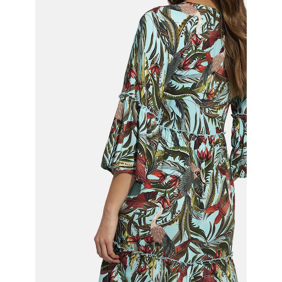 Selmark Galapagos Dreiviertel-Ärmel Strandkleid  