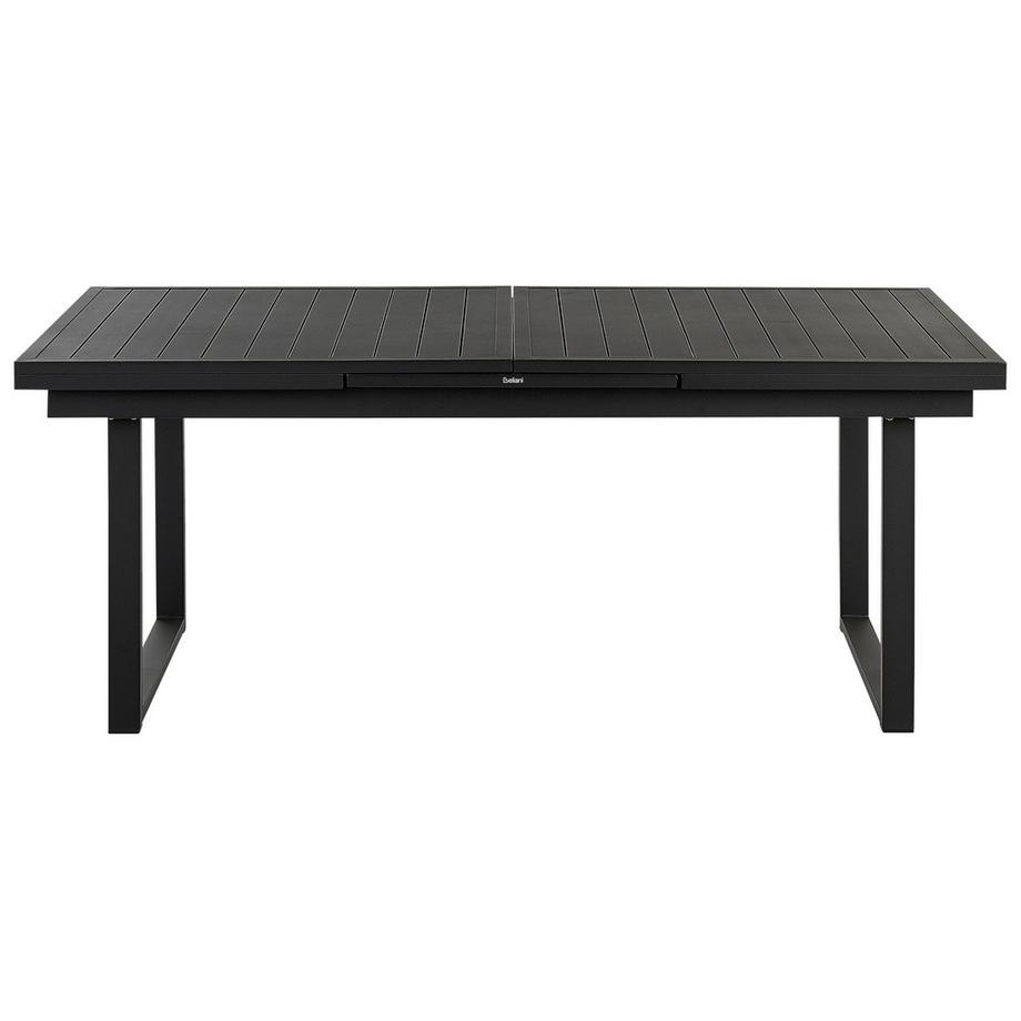 Beliani Garten-Essgruppe für 8 Personen aus Aluminium Modern VALCANETTO/TAVIANO  