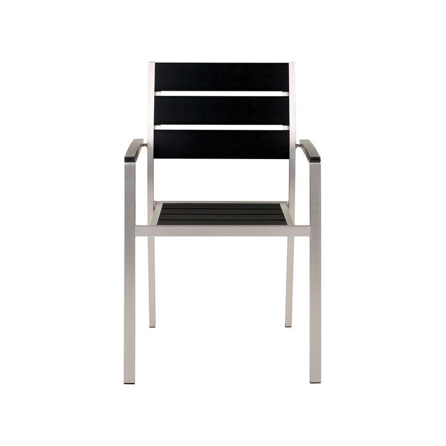 Beliani Set da pranzo per giardino con sedie en Legno plastico Industriale VERNIO  