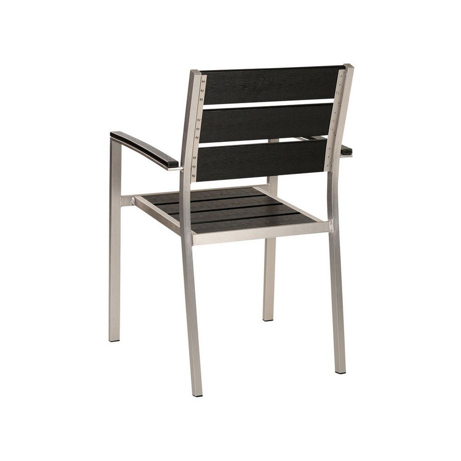 Beliani Set da pranzo per giardino con sedie en Legno plastico Industriale VERNIO  