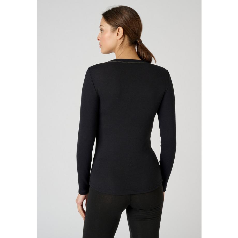 Damart Thermolactyl Sensitive T-Shirt Côte Fine Col Rond  