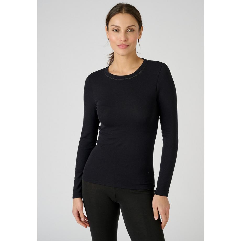 Damart Thermolactyl Sensitive T-Shirt Côte Fine Col Rond  
