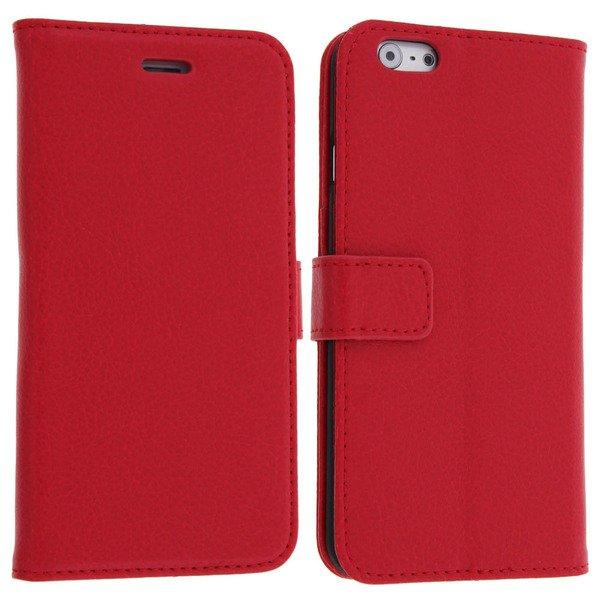 Avizar  Etui Portefeuille Rouge iPhone 6 et 6s 